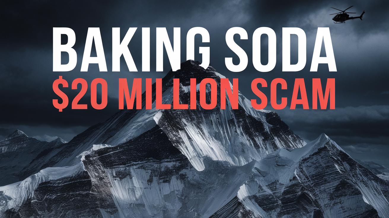 Mount Everest with helicopter — $20 million baking soda poisoning scam exposed
